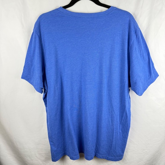 USA Hockey Retro Blue T-Shirt XXL 1990s Throwback Streaker Olympics Soft - Picture 5 of 5